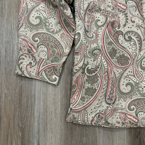 Alfred Dunner Women's Paisley Button Up Jacket Size 24W Lined Long Sleeve - Picture 3 of 15